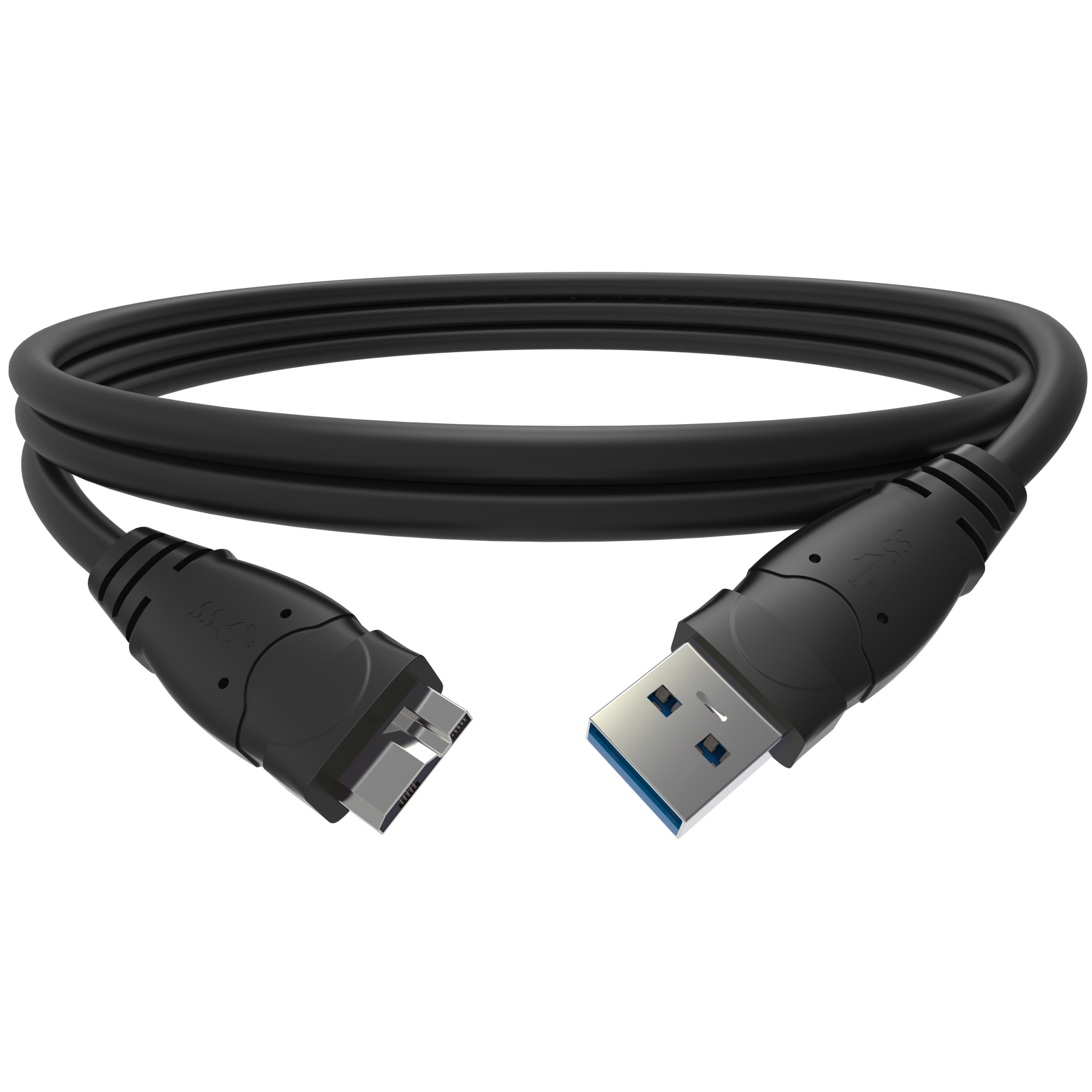 Belkin SuperSpeed USB 3.0 Cable A to Micro-B - USB cable - USB Type A to  Micro-USB Type B - 3 ft