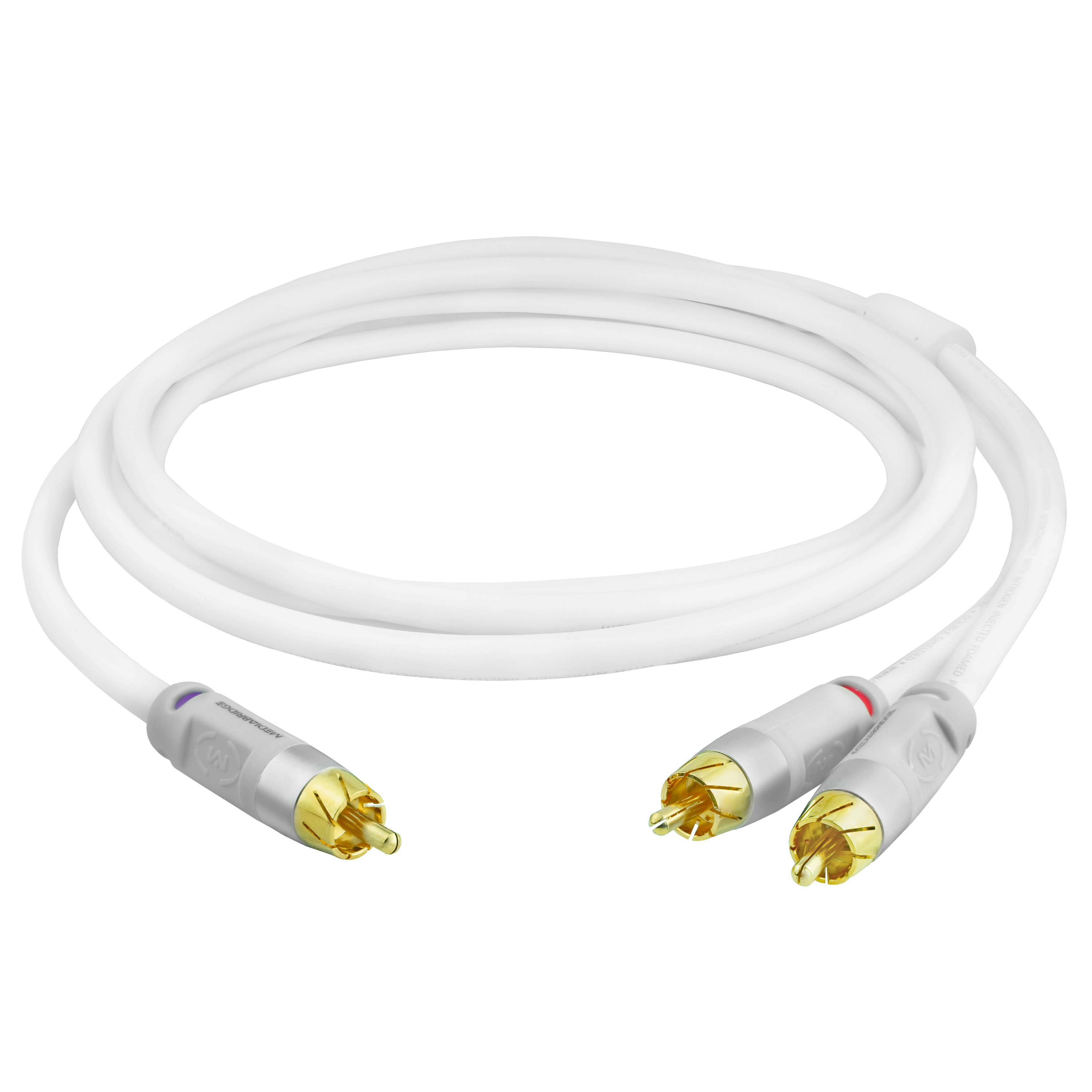 Shop New ULTRA Series RCA Y-Adapter - 1-Male to 2-Male (White - 15 Feet ...