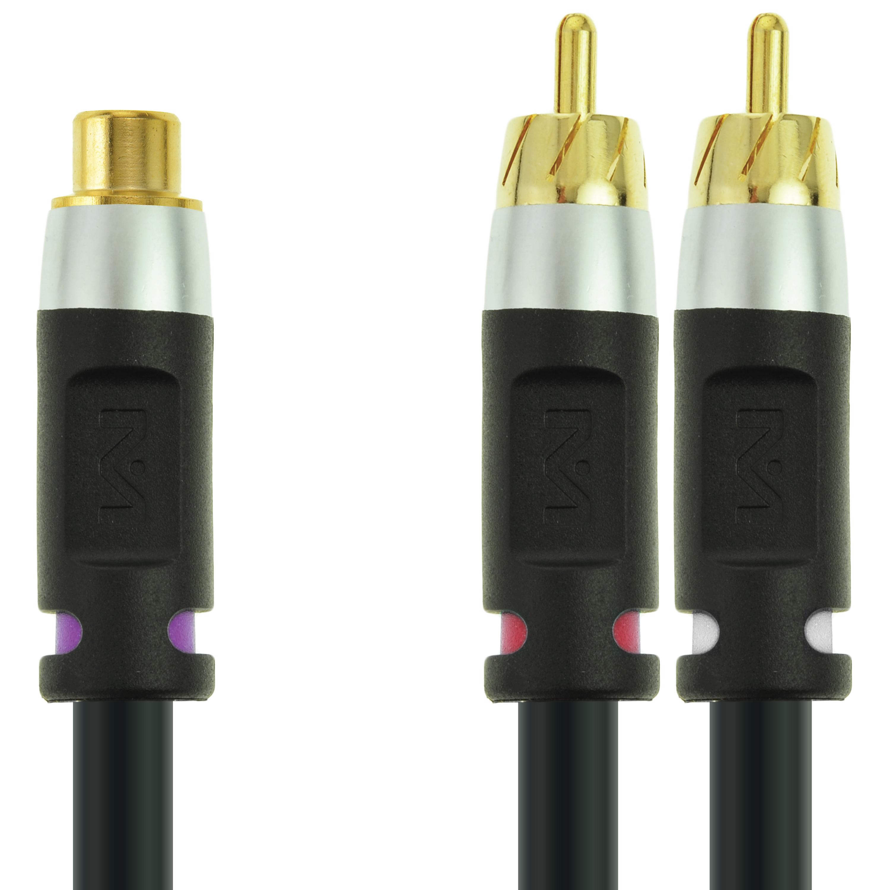 - Dual Shielded with Gold Plated RCA to RCA Connectors Black Mediabridge ULTRA Series Subwoofer Cable 15 Foot 