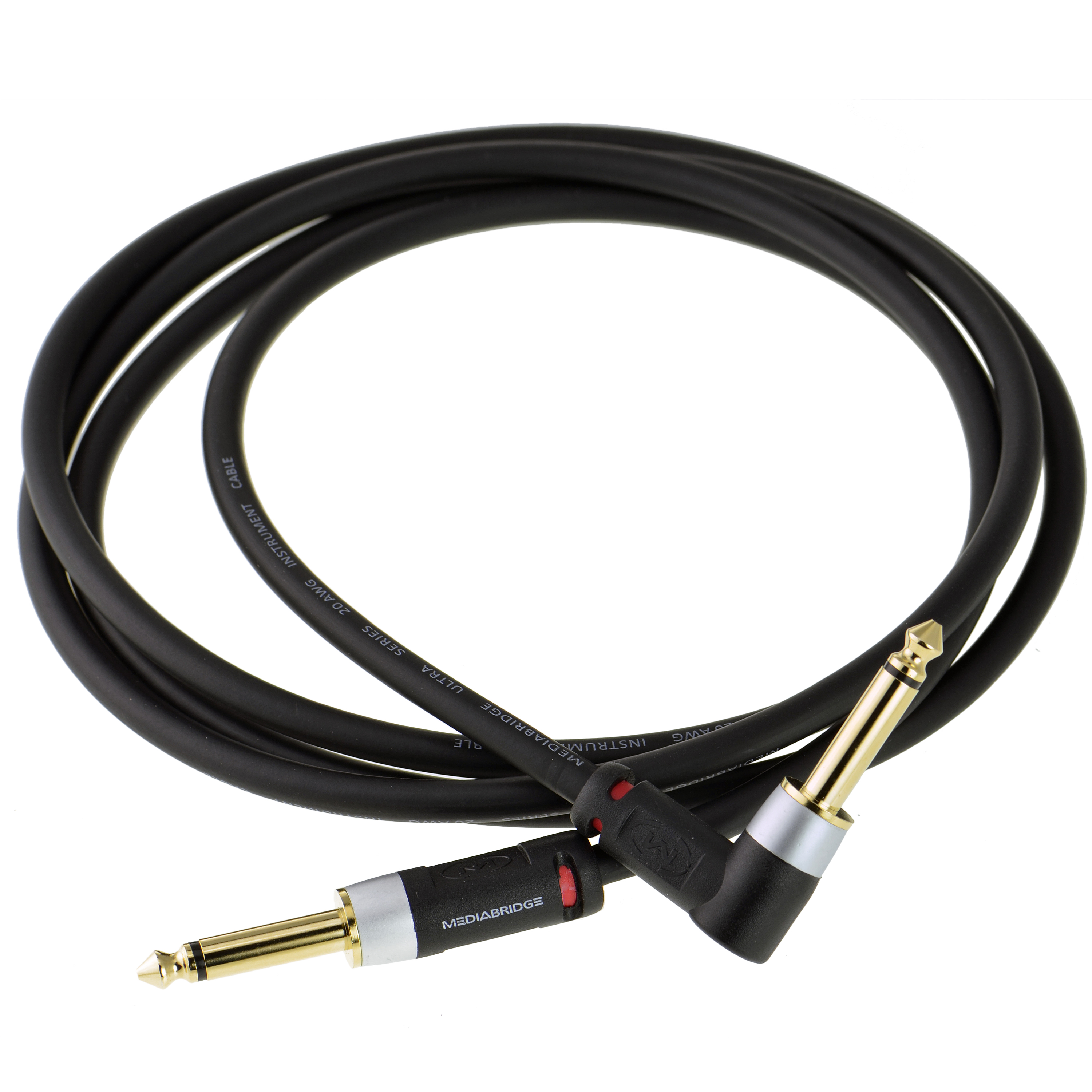 Shop New Ultra Series Guitar Instrument Cable - Right Angle 1/4 Inch to ...