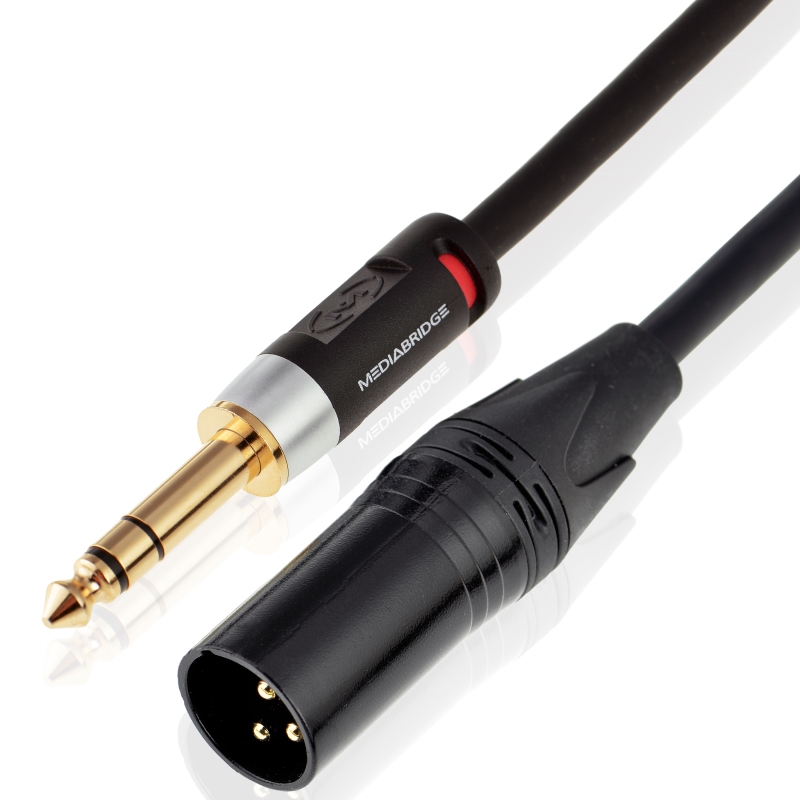 Shop New Ultra Series XLR Male to 1/4 Inch TRS Cable (6 Feet) | Mediabridge Products