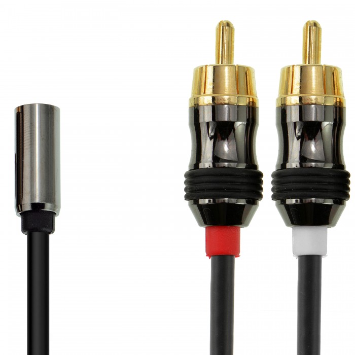 Shop New 3.5mm Female to 2-Male RCA Y-Adapter | Mediabridge Products